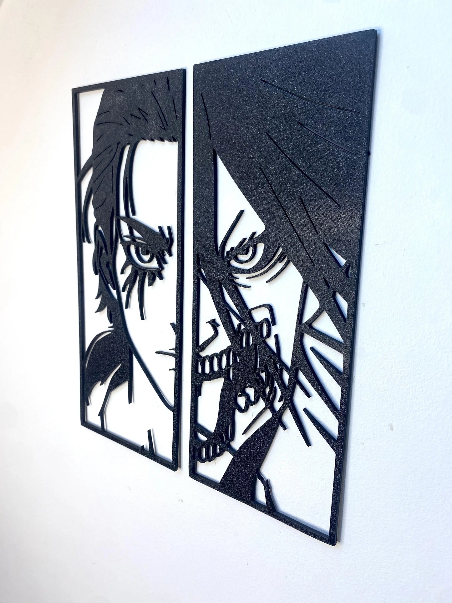 Créations minimalistes : Eren Jäger et Titan Assaillant (SNK). - GMBT3D