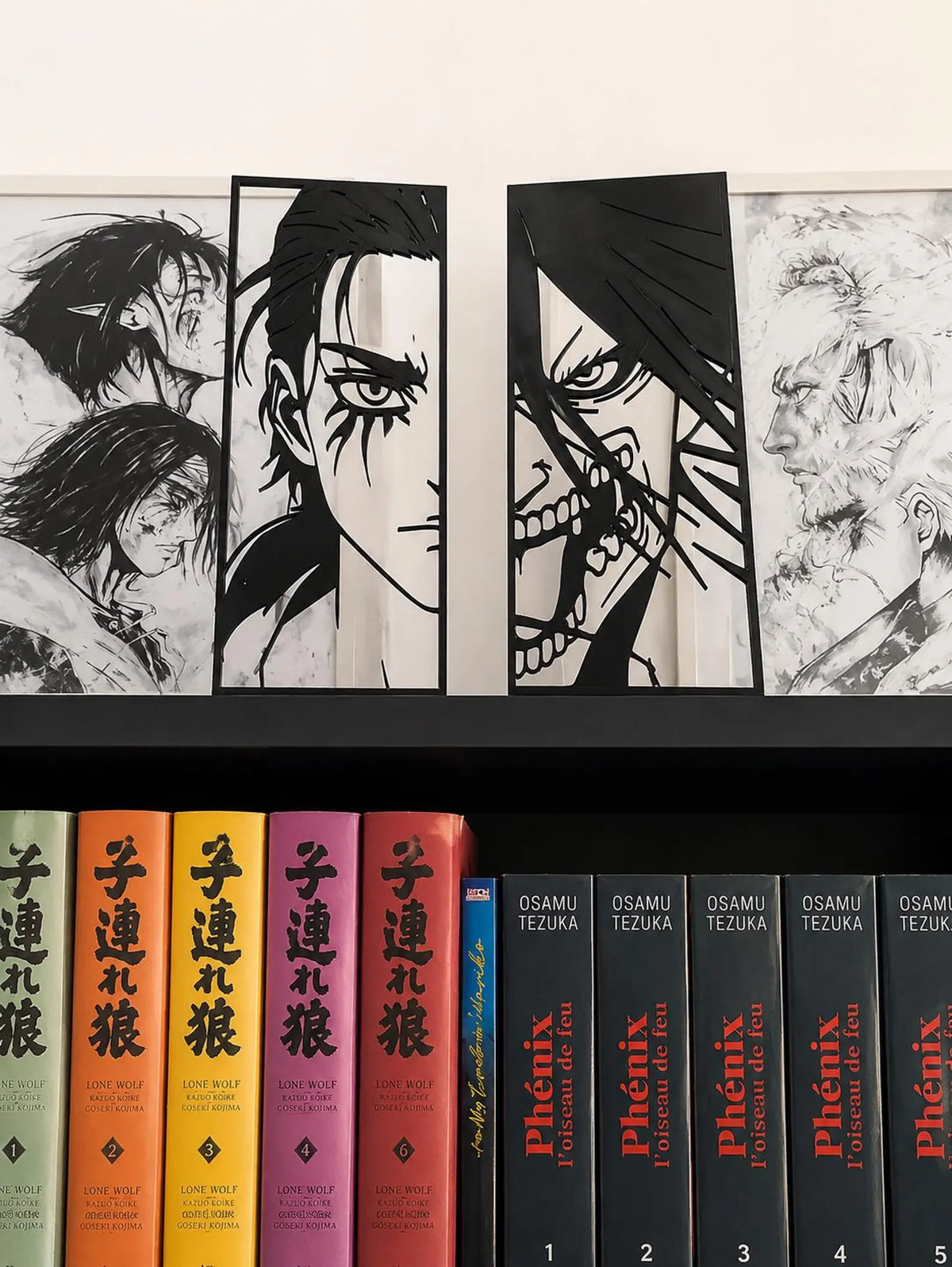 Duo de décorations Eren Jäger et Titan Assaillant SNK (l'Attaque des Titans)