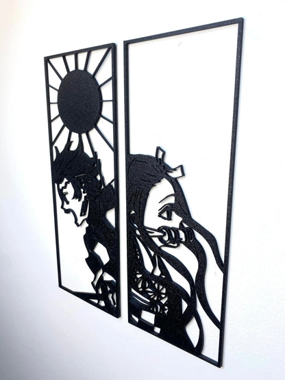 Créations minimalistes : Nezuko et Tanjiro (Demon Slayer) - GMBT3D
