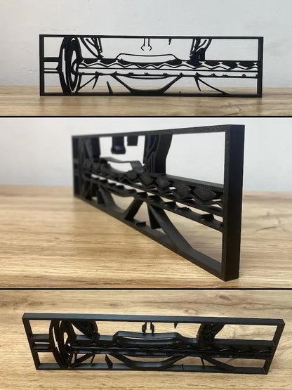 Décoration minimaliste : Zoro Roronoa et son katana (One Piece) - GMBT3D