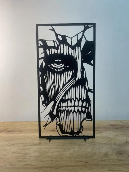 Décoration minimaliste : Titan Colossal de l'attaque des titans (SNK) - GMBT3D