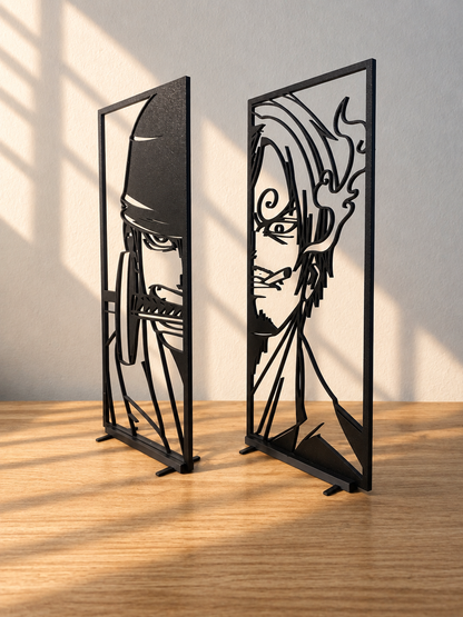 Décoration One Piece Zoro & Sanji – Déco Manga Anime – Idée Cadeau