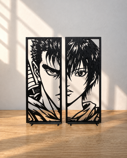 Décoration Berserk -  Guts et Casca