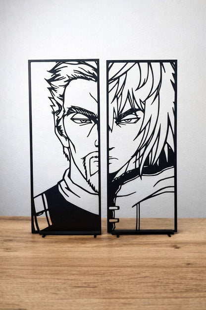 Duo de décorations Askeladd et Thorfinn (Vinland Saga) Ma boutique