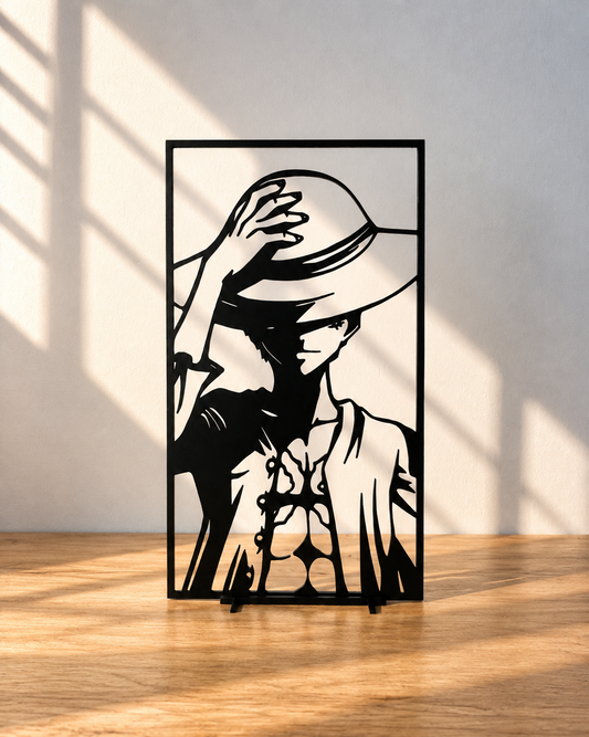 Décoration minimaliste : Luffy (One Piece)