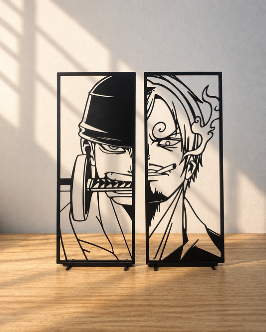 Décoration One Piece Zoro & Sanji – Déco Manga Anime – Idée Cadeau