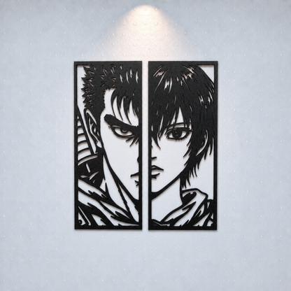 Décoration Berserk -  Guts et Casca
