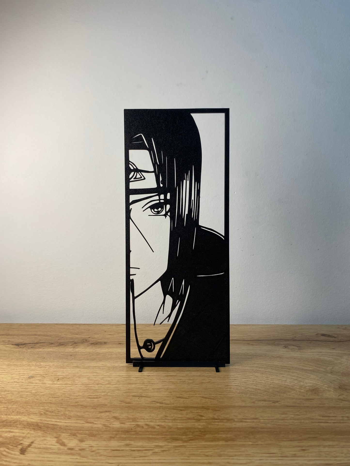 Duo de décorations Itachi et Sasuke Uchiha (Naruto) Bois et Traits