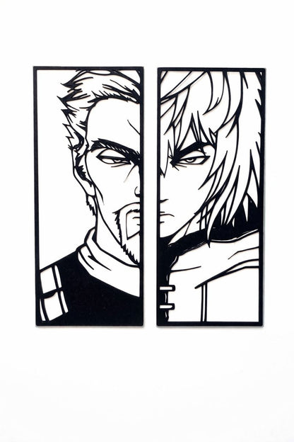 Duo de décorations Askeladd et Thorfinn (Vinland Saga) Ma boutique