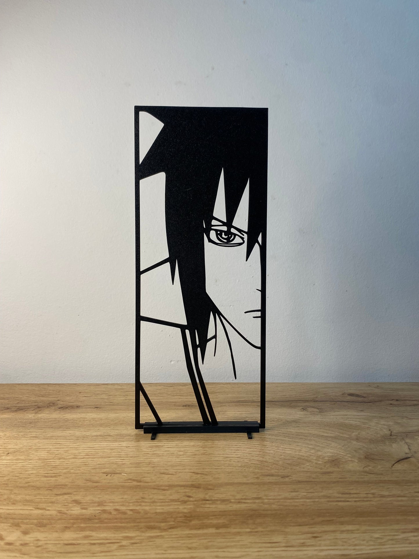 Duo de décorations Itachi et Sasuke Uchiha (Naruto) Bois et Traits