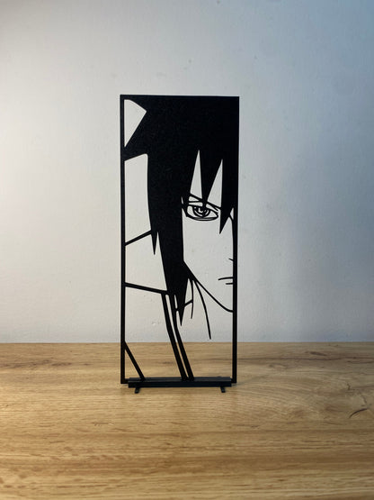 Duo de décorations Itachi et Sasuke Uchiha (Naruto) Bois et Traits