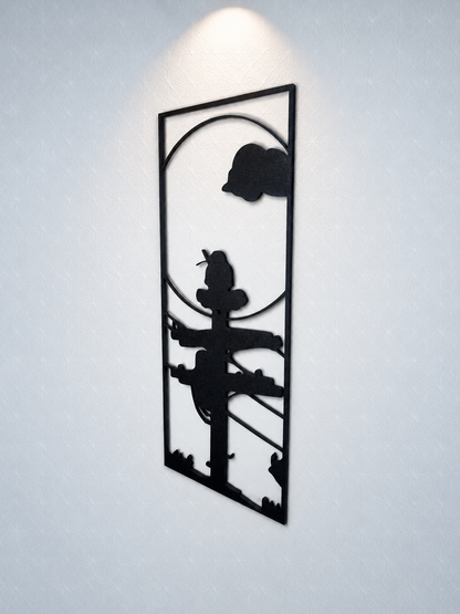 Décoration silhouette de Itachi Uchiha (Naruto)