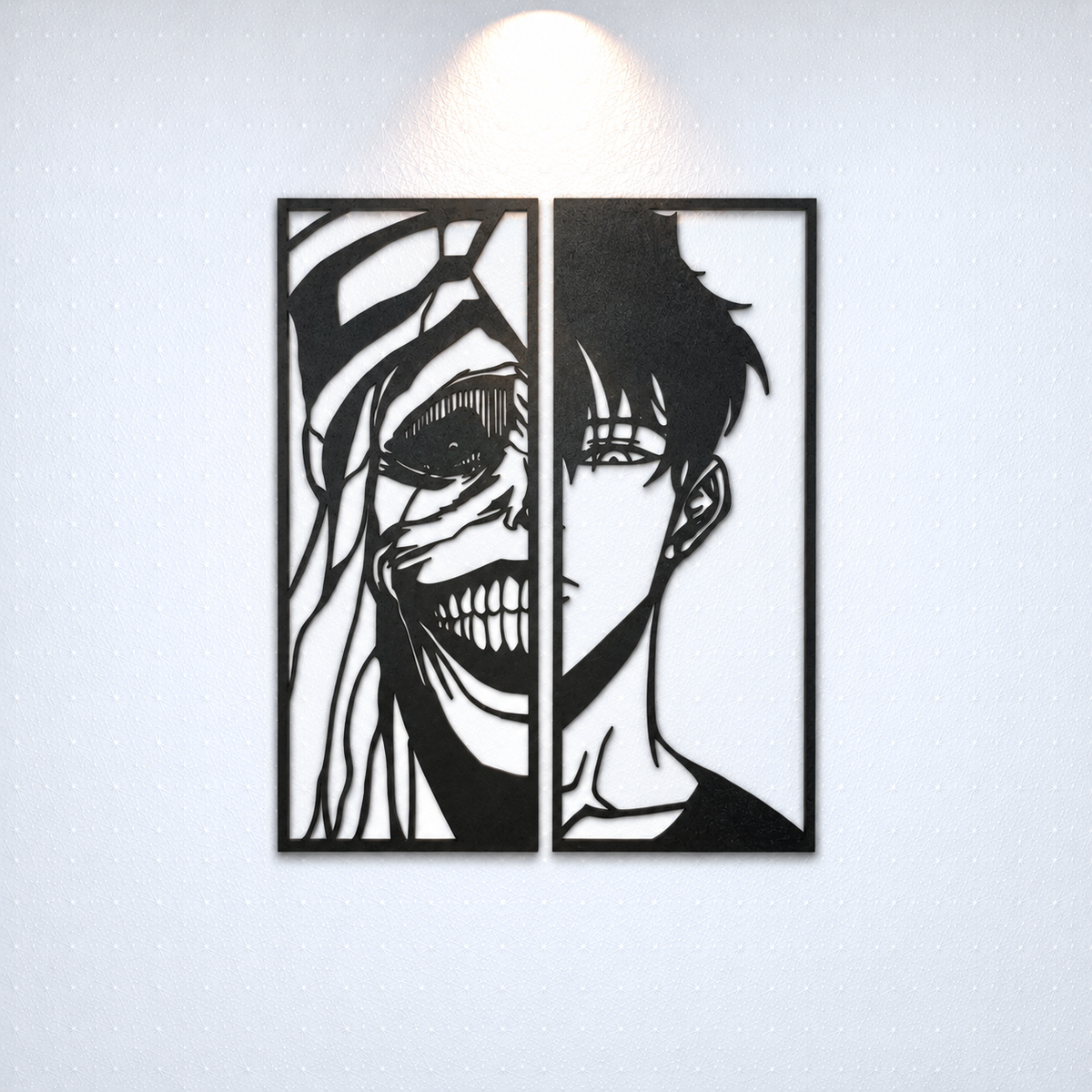 Duo de décorations de Sung Jin-Woo et de la statue du Dieu (Solo Leveling)