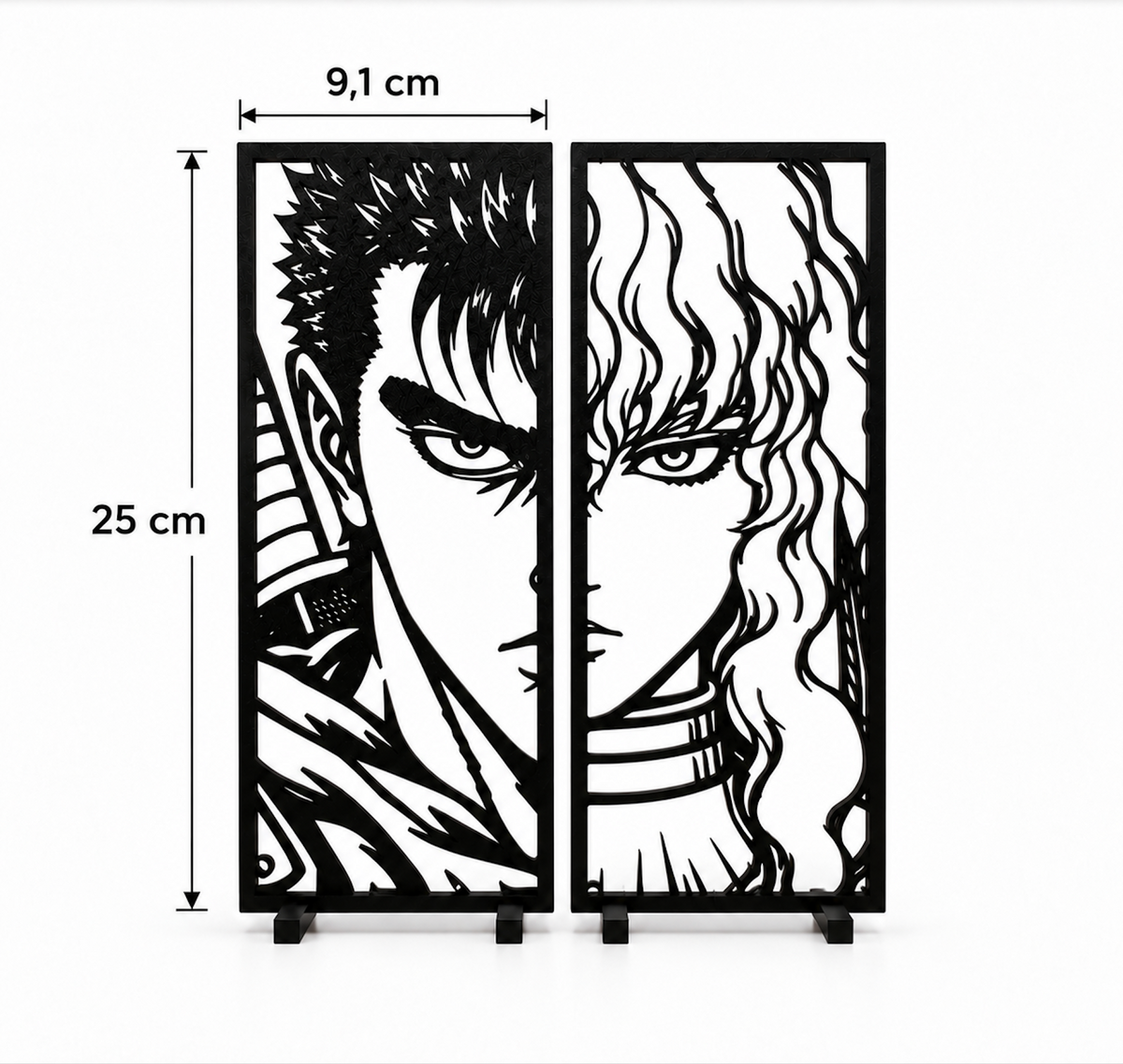 Décorations de Griffith et Guts (Berserk)