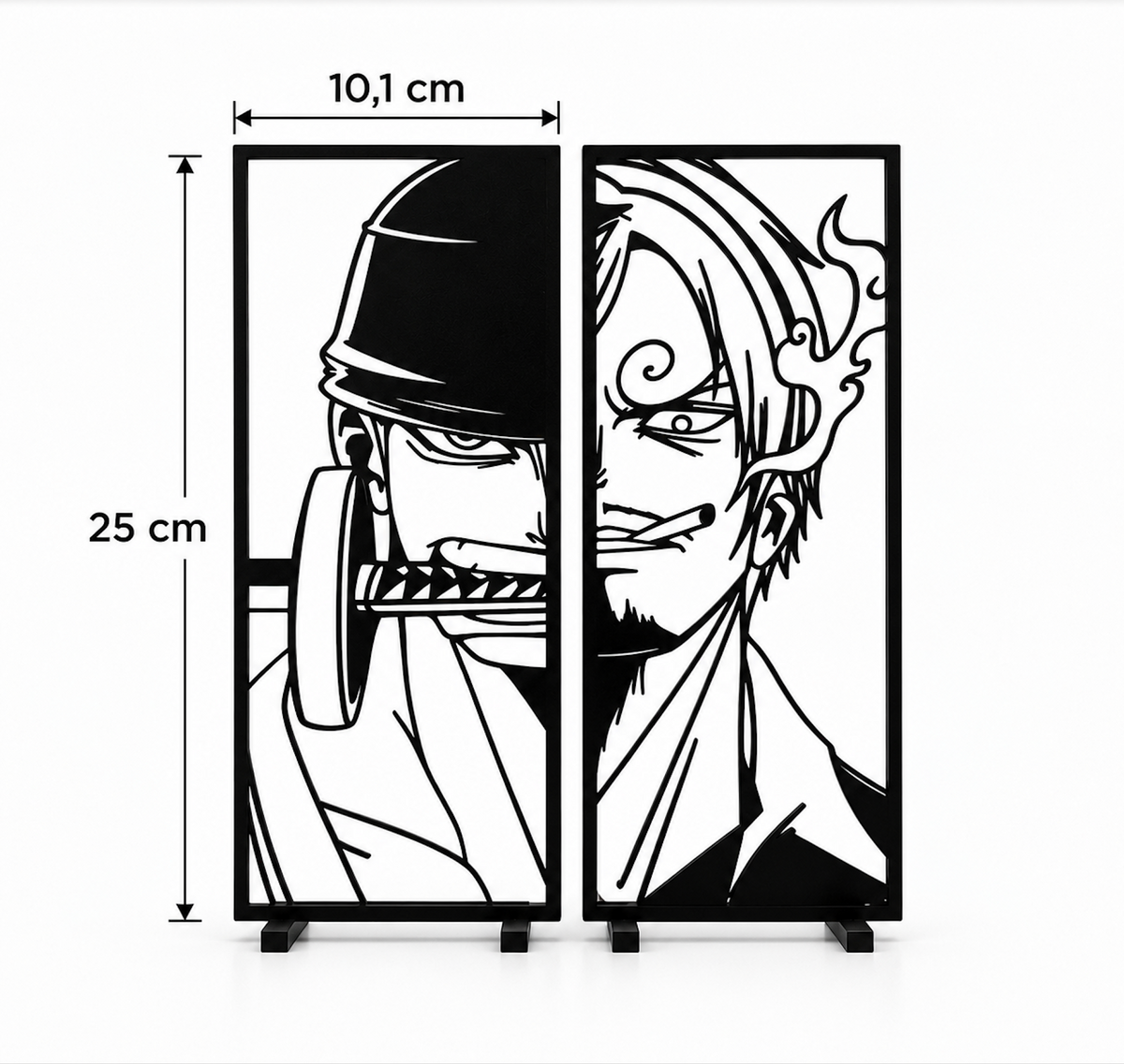 Décoration One Piece Zoro & Sanji – Déco Manga Anime – Idée Cadeau