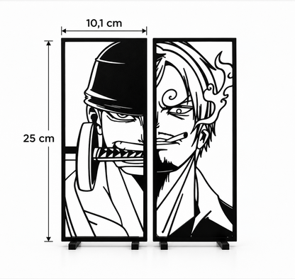 Décoration One Piece Zoro & Sanji – Déco Manga Anime – Idée Cadeau