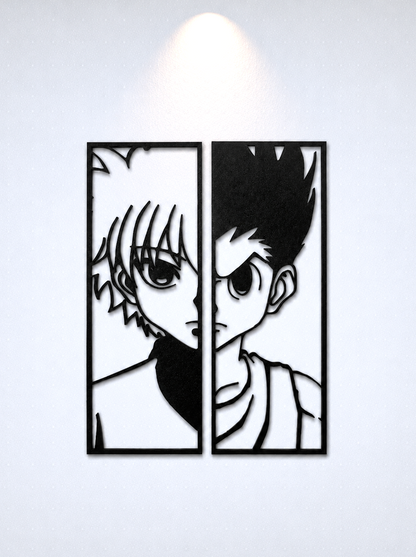 Duo de décorations Gon et Kirua (HunterxHunter)