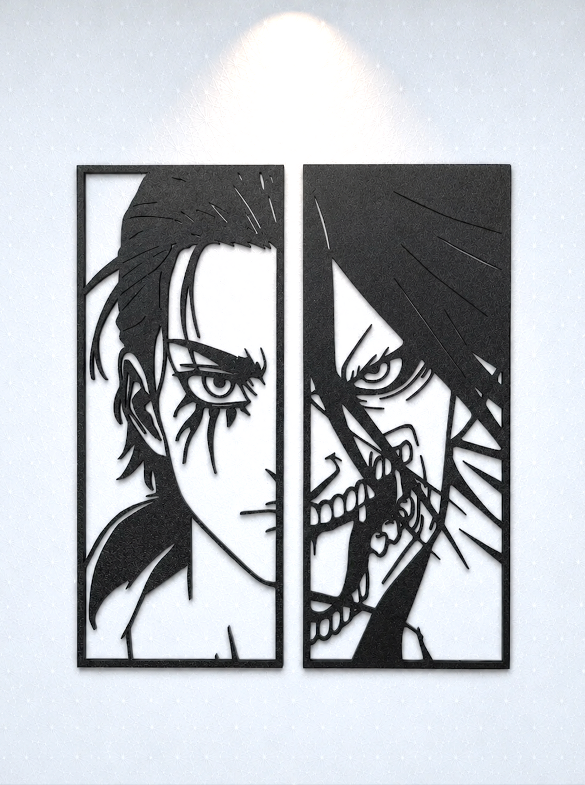 Duo de décorations Eren Jäger et Titan Assaillant SNK (l'Attaque des Titans)