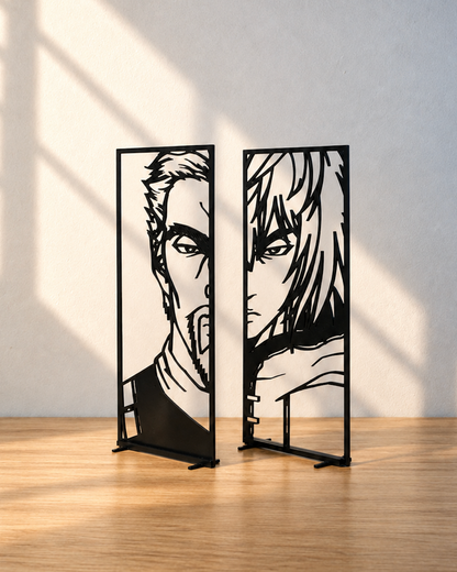 Duo de décorations Askeladd et Thorfinn (Vinland Saga)