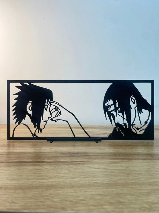 Décoration minimaliste : Sasuke et Itachi Uchiha. - GMBT3D