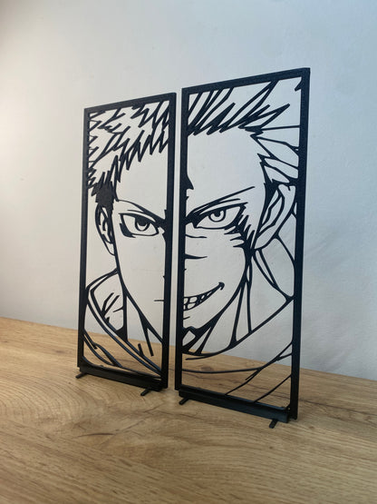 Duo de décorations Sukuna et Yuji (Jujutsu Kaisen)