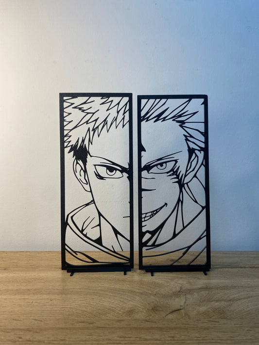 Duo de décorations Sukuna et Yuji (Jujutsu Kaisen)