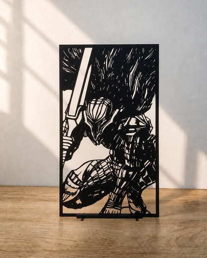 Décoration de Guts et son armure du Berserker (Berserk)