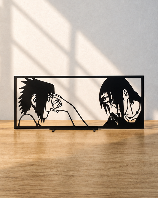Décoration minimaliste : Sasuke et Itachi Uchiha.
