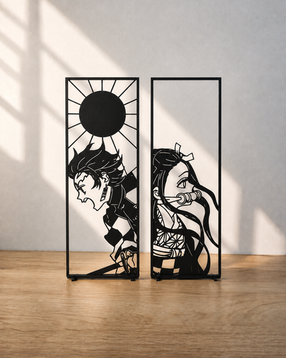Duo de décorations Nezuko et Tanjiro (Demon Slayer)