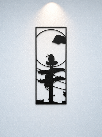 Décoration silhouette de Itachi Uchiha (Naruto)