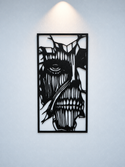 Décoration Titan dans le mur de SNK (l'Attaque des Titans)
