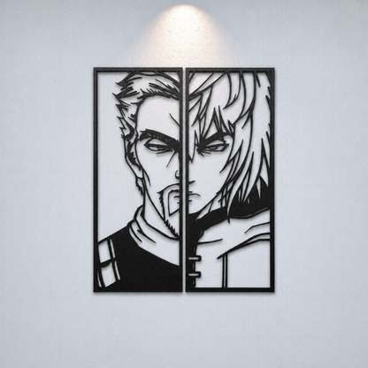 Duo de décorations Askeladd et Thorfinn (Vinland Saga)