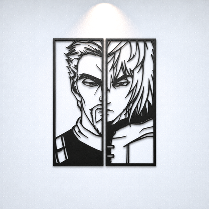 Duo de décorations Askeladd et Thorfinn (Vinland Saga)