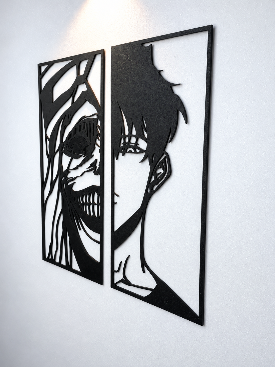 Duo de décorations de Sung Jin-Woo et de la statue du Dieu (Solo Leveling)