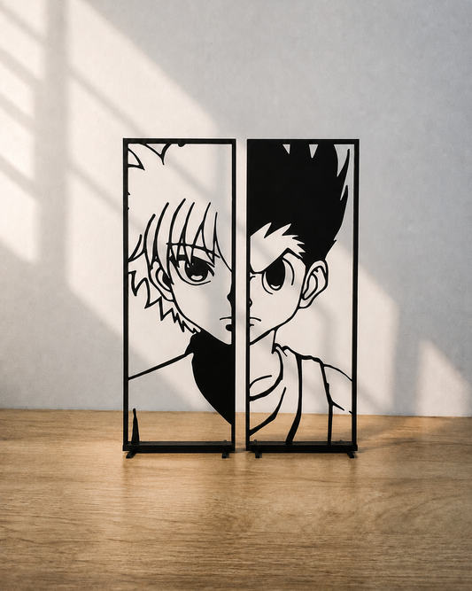 Duo de décorations Gon et Kirua (HunterxHunter)