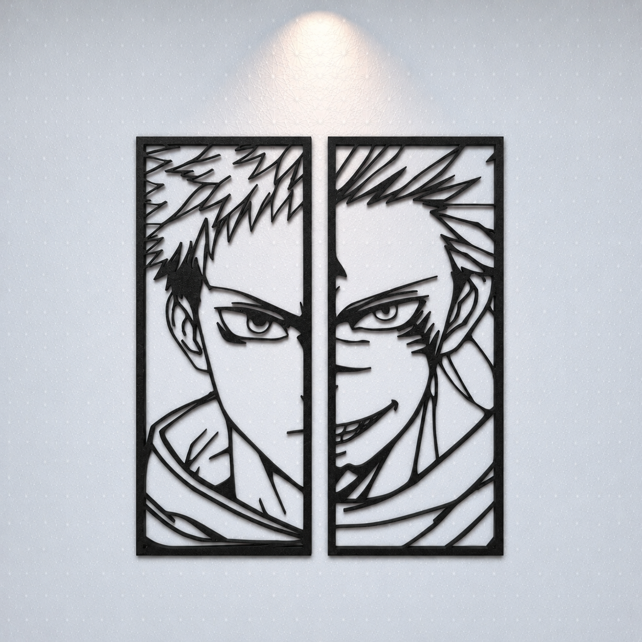 Duo de décorations Sukuna et Yuji (Jujutsu Kaisen)