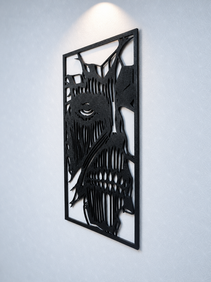 Décoration Titan dans le mur de SNK (l'Attaque des Titans)